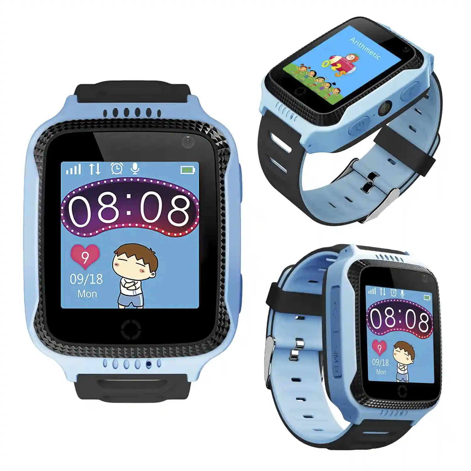 Reloj Inteligente Smartwatch Kids Ninos Gps Llamadas Camara Color De La  Caja Verde