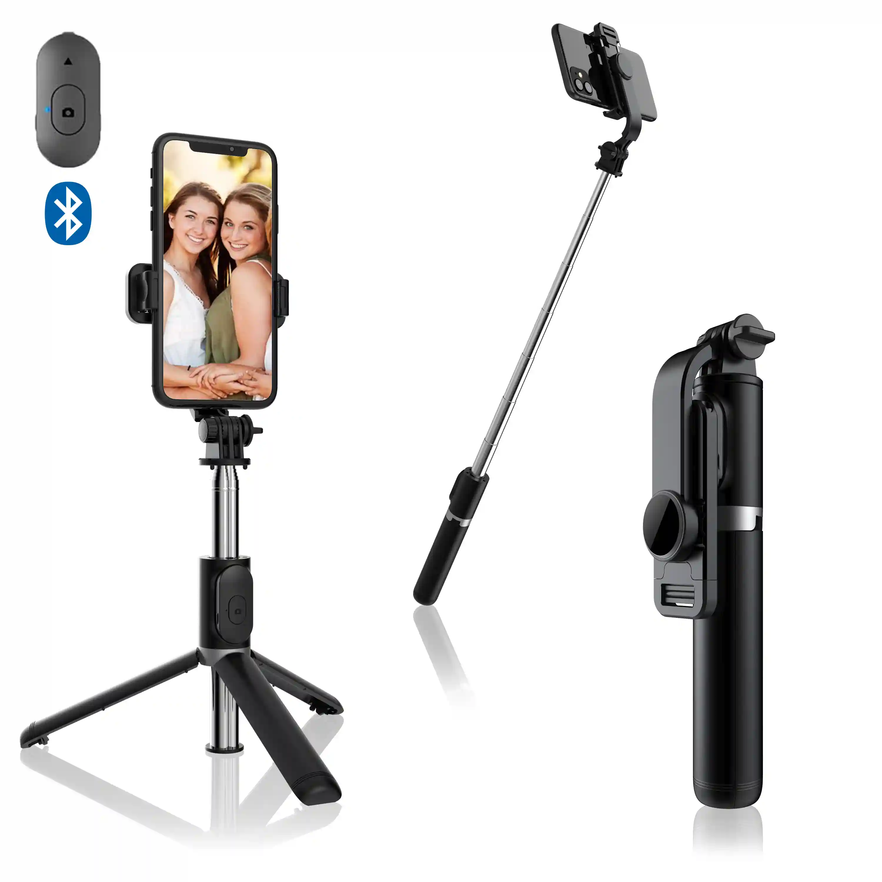 Palo Selfie Tripode Estabilizador y Control Bluetooth - Promart