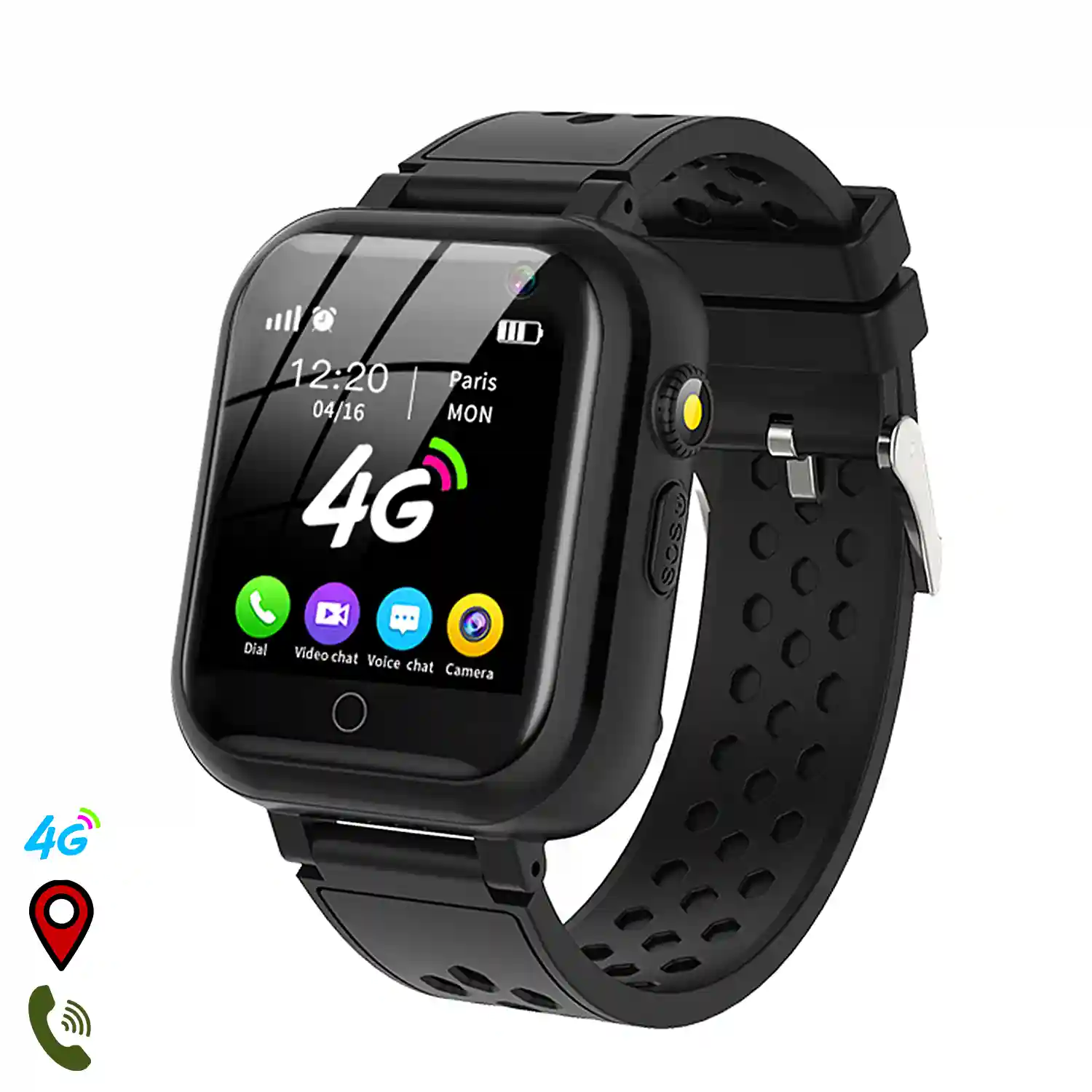 Desalentar Gratificante mordedura Smartwatch T16 4G localizador GPS,Wifi y LBS. Videollamada, micro chat,  botón SOS.