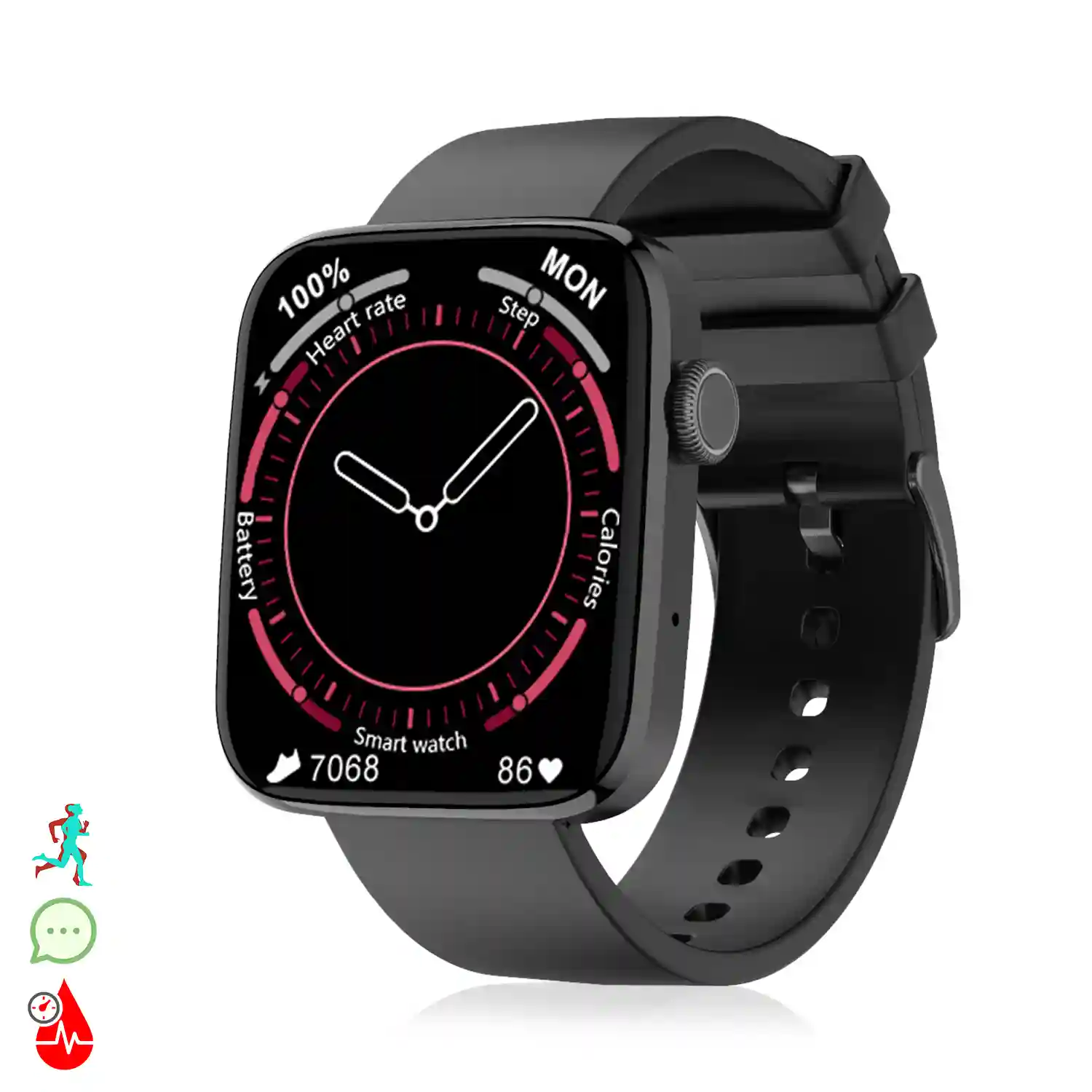D12W-XT Smartwatch 4G localizador LBS + Wifi. Con termómetro, monitor  cardiaco, tensión y oxígeno en sangre.