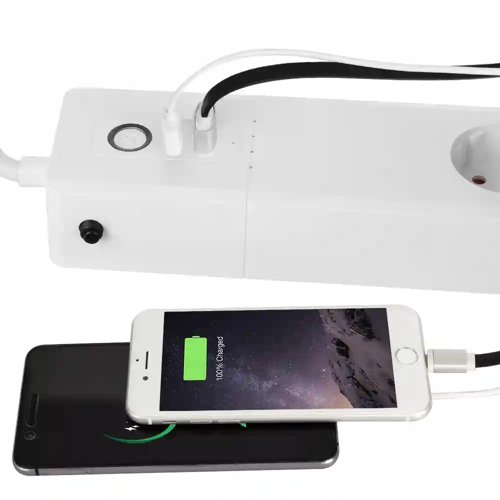 Un enchufe inteligente con WiFi, control remoto, compatible con Google  Home 