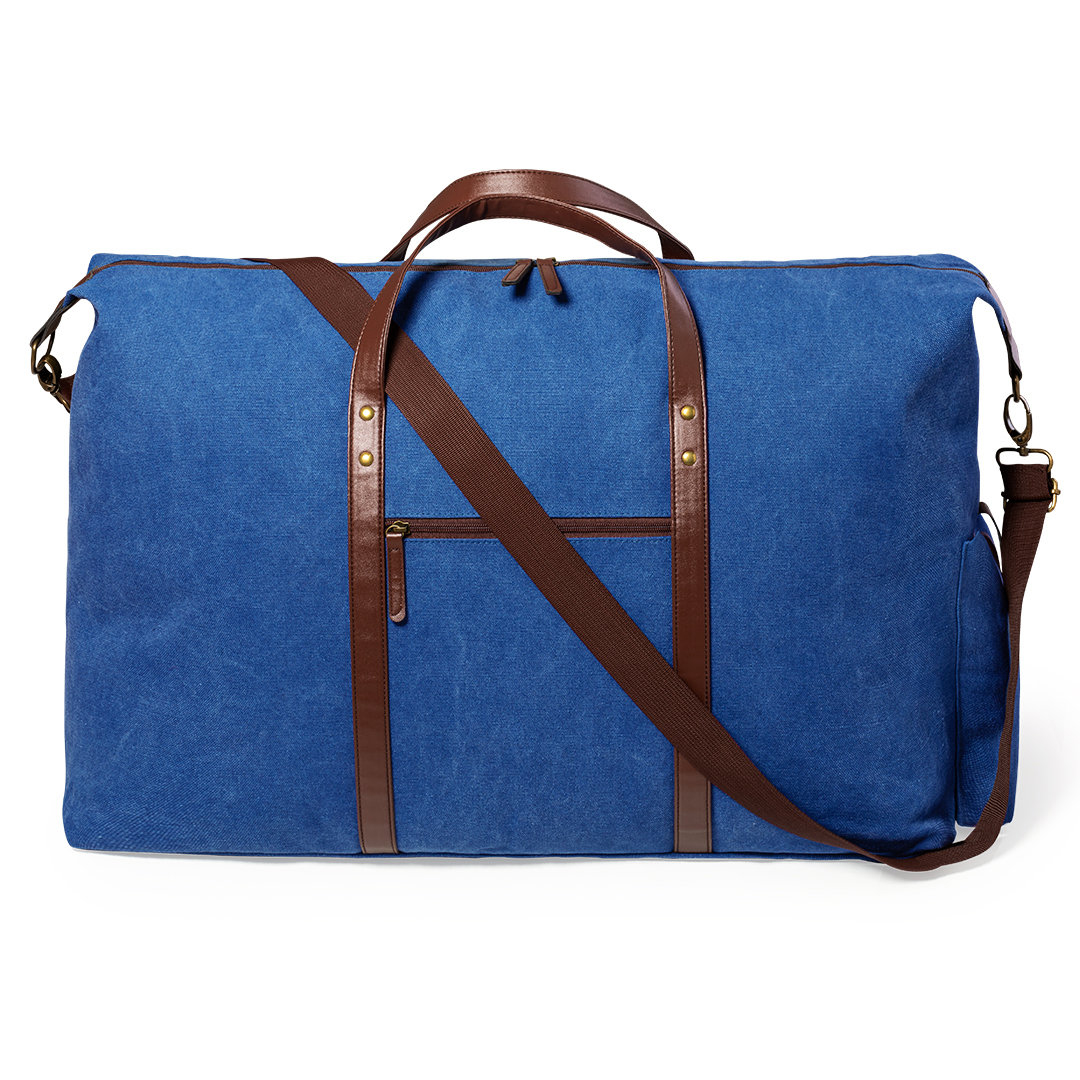 imagem de Bolsa de viagem DAM Retro em lona 450 g/m2 75x48x25 Cm. Cor: Azul Marinho2