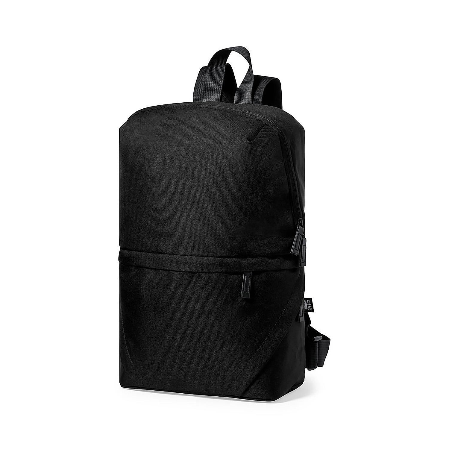 DAM - Mochila DAM Costas Acolchoadas Poliéster 600D REPT 24,5x38x13,5 Cm. Cor: Preto