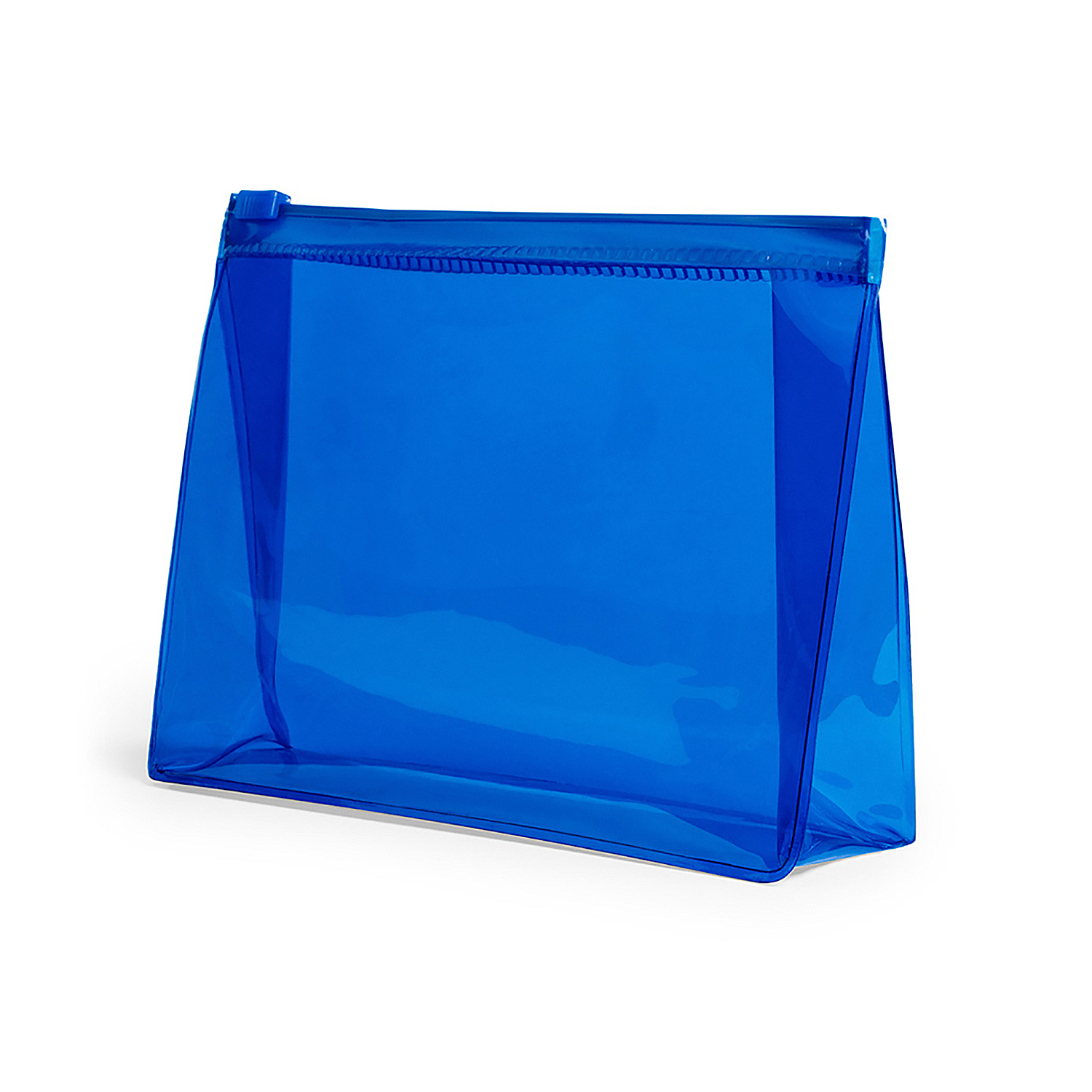 imagem de Bolsa de higiene de viagem em PVC transparente DAM 17x12,5x4,5 cm. Cor: Azul1