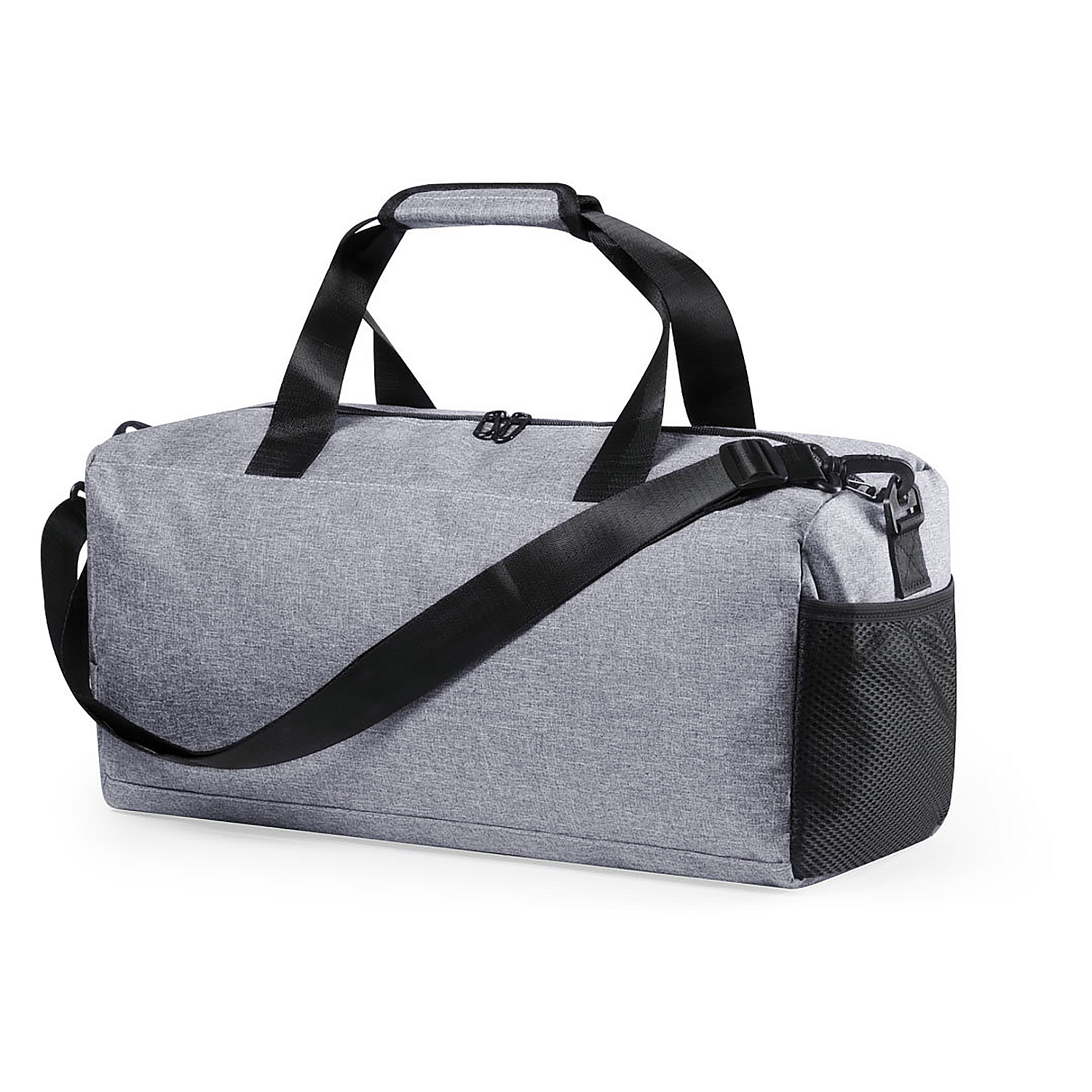 DAM - Mala de viagem em poliéster denim 600D DAM 45x22x21 Cm. Cinza