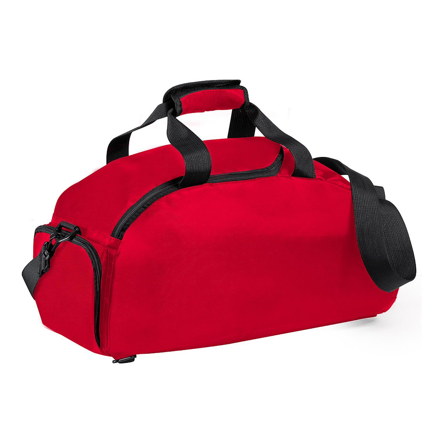 DAM - Mochila de viagem em nylon DAM 420D. Compartimento para calçado 47x25x24 cm. Vermelho