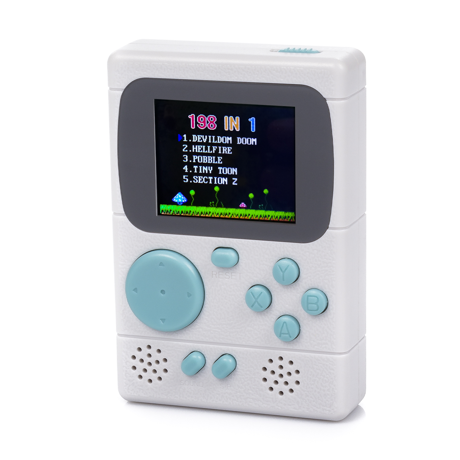 Mini consola portátil retro Pocket Player con 198 juegos de 8 bits,  pantalla de 2 pulgadas. DAM Rojo - Otros - Los mejores precios