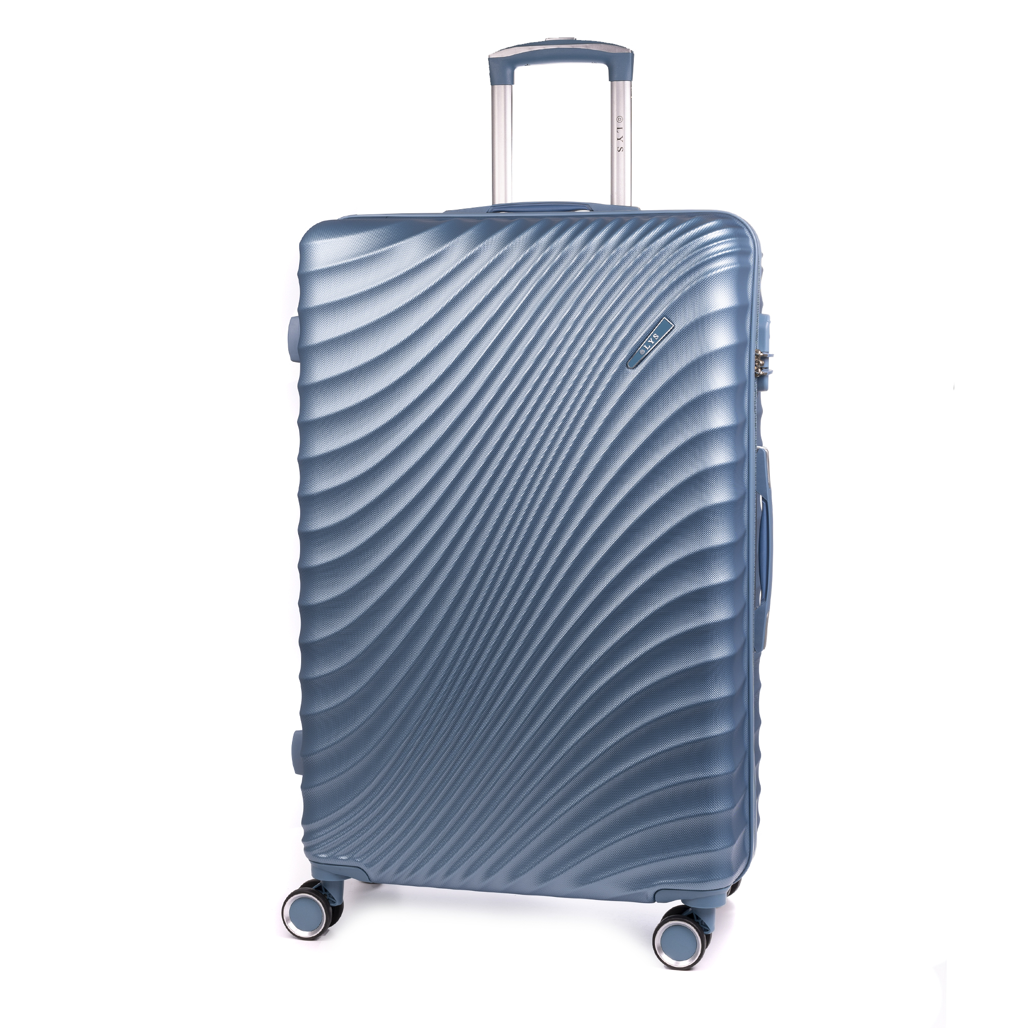 DAM - DAM Mala Trolley de grande volume em material ABS leve e de alta resistência. Fechadura numérica, 4 rodas giratórias 360°. 76x49x29cm. 49x29x76 cm. Cor: Azul Oceano