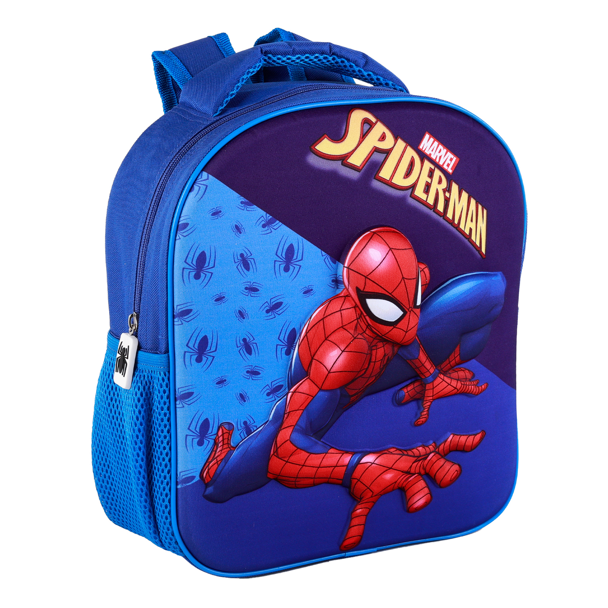 DAM - Mochila DAM Spiderman 3D EVA com personagem em relevo. 26x10x30 cm. Cor: Azul