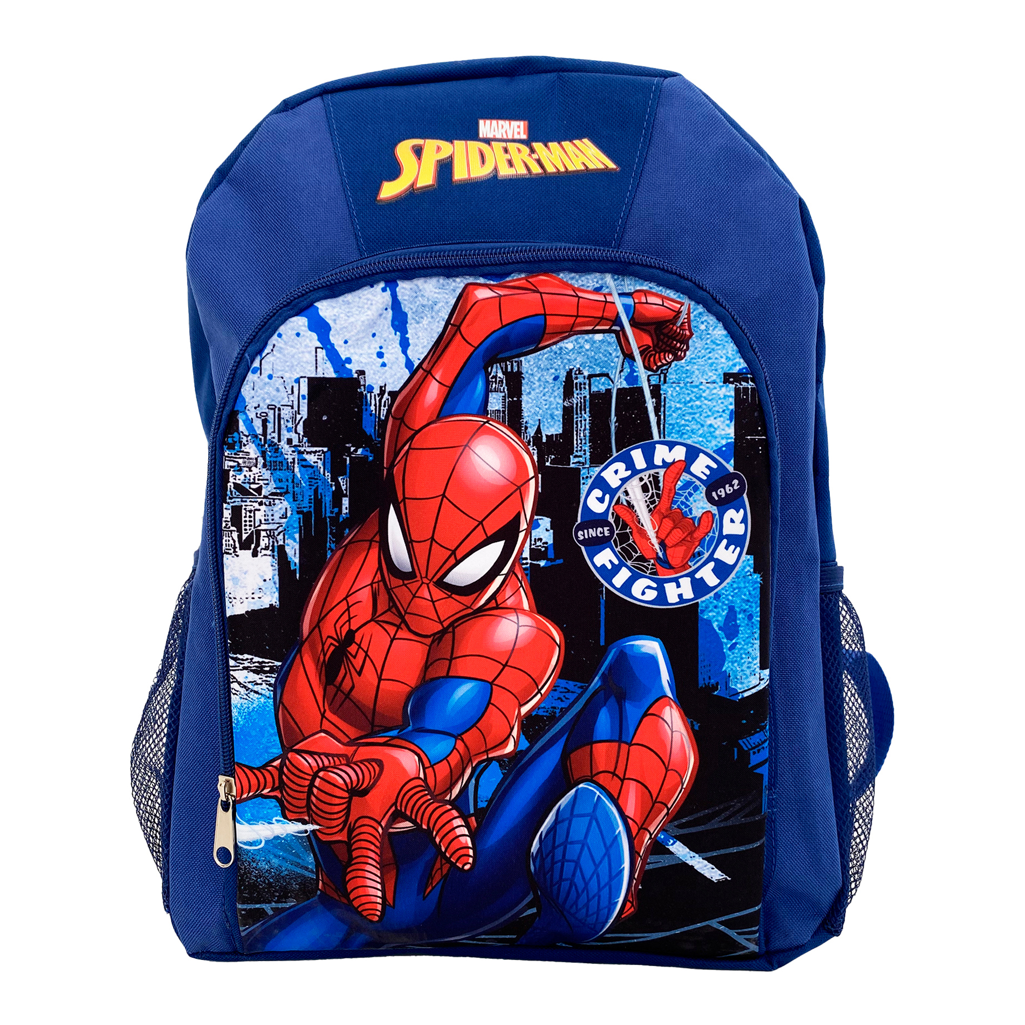 DAM - Mochila americana DAM Spiderman New Generation. 30x15x40 cm. Cor: Azul