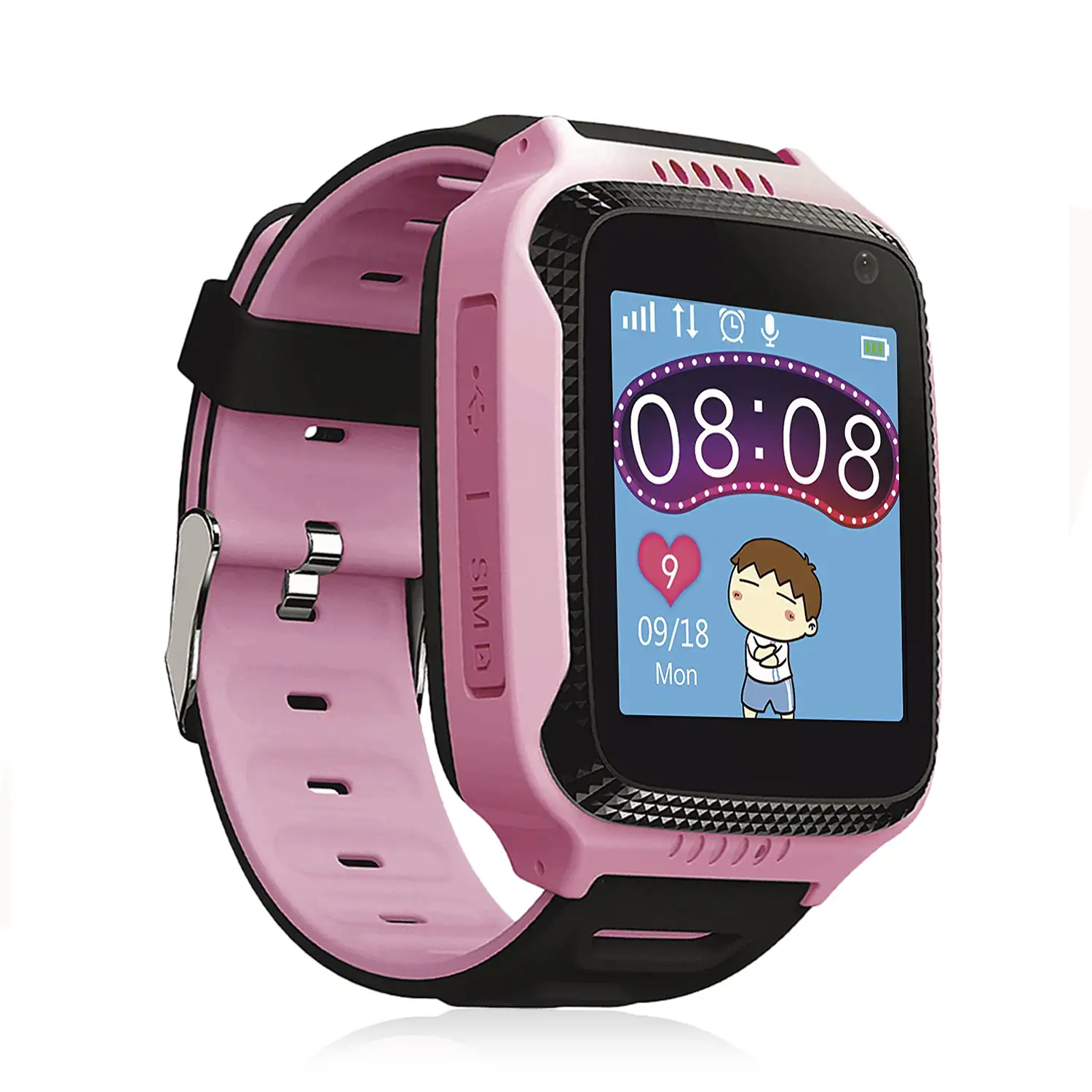 lema Notorio Resbaladizo Smartwatch GPS especial para niños, con cámara, función de rastreo,  llamadas SOS y recepción de llamada