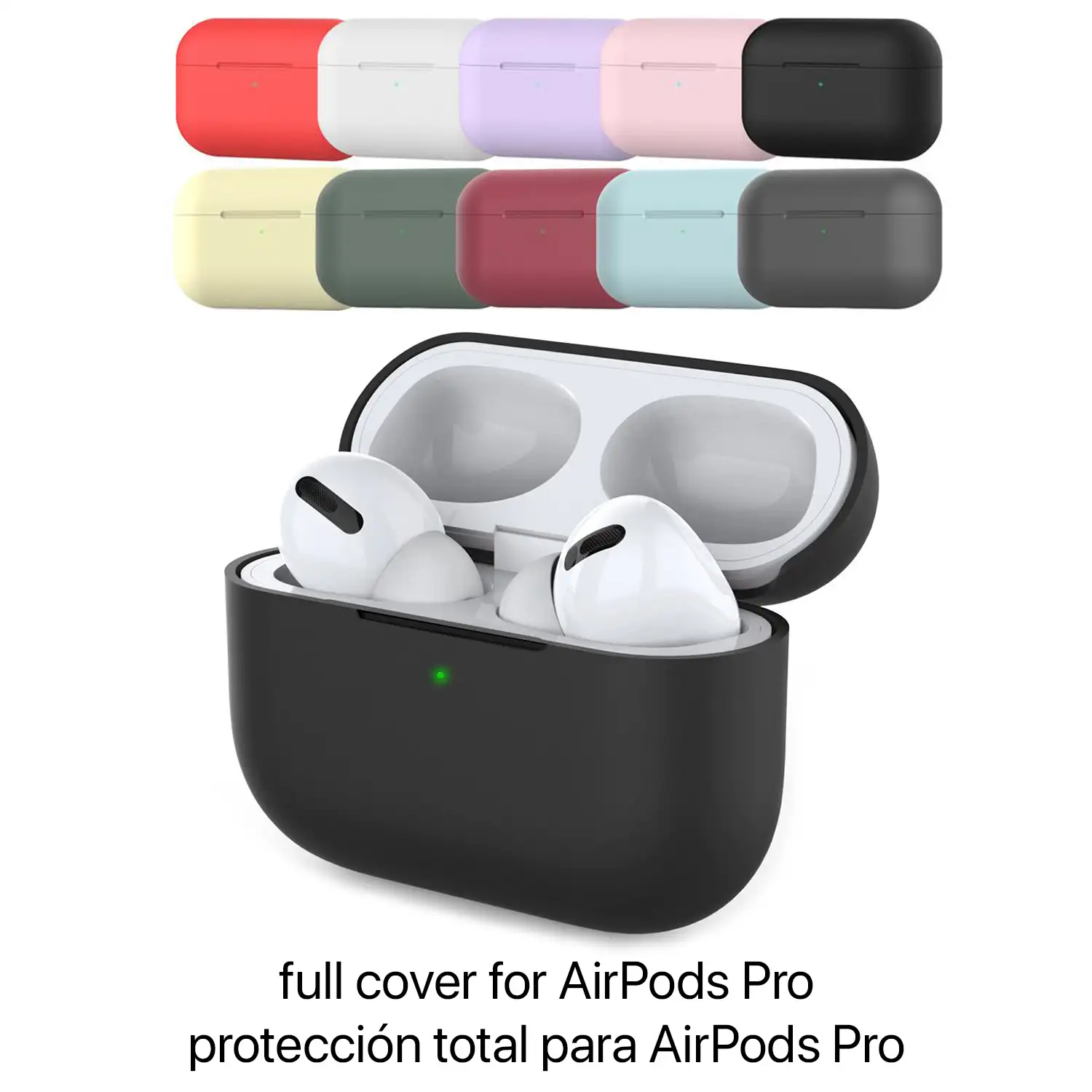 Estuche Protector en Silicona para Airpods Pro