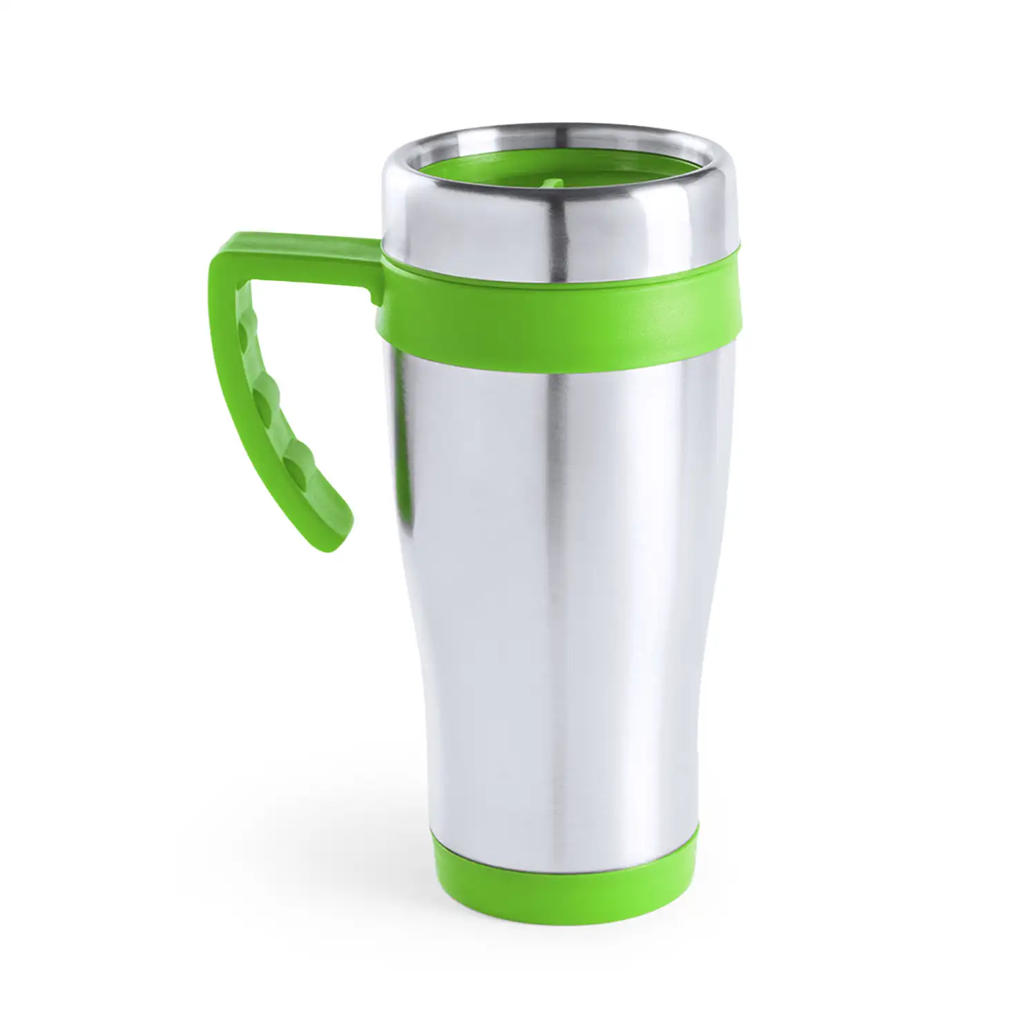 Carson taza termo frio/ calor doble pared acero inox de 450ml de capacidad con cuerpo de acabado brillante con accesorios a juego.