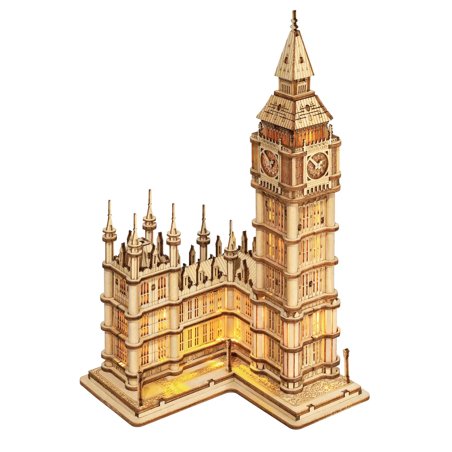 igualdad equipo horno Big Ben. Maqueta 3D realista con gran detalle, 220 piezas.