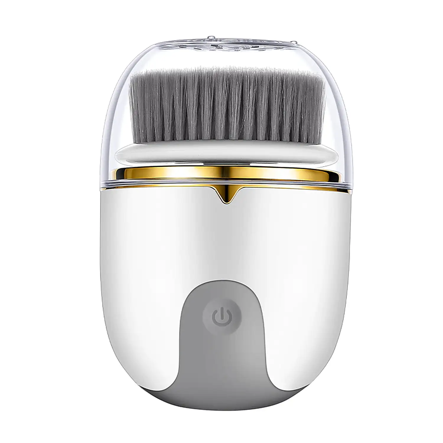 Limpiador facial eléctrico con tres cabezales y frecuencia dual según tipo  para conseguir una piel suave