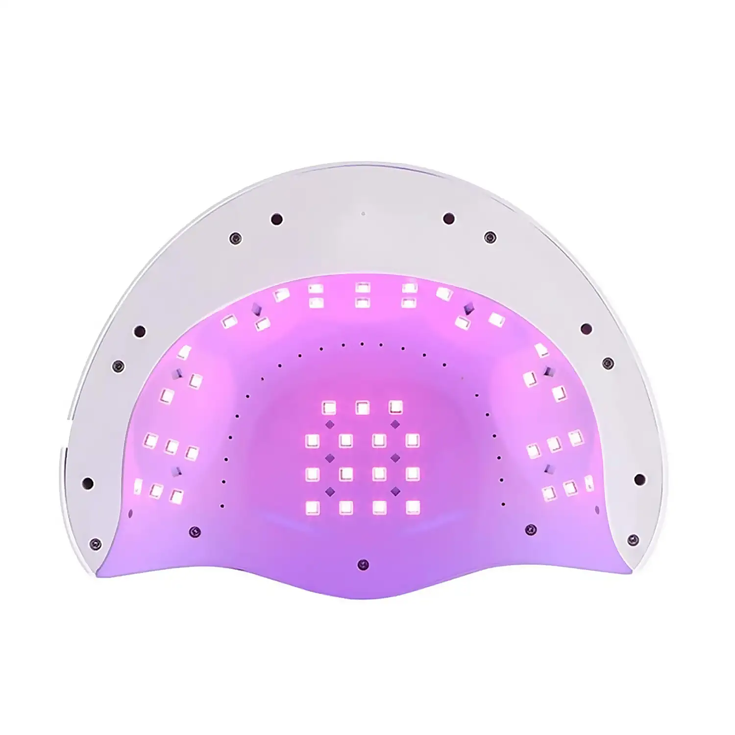 Estación de secado de uñas UV ultravioleta. Encendido automático, de 120W, con 45 lámapras LED. Para esmaltes especiales tipo semipermantente, acrílico, etc.