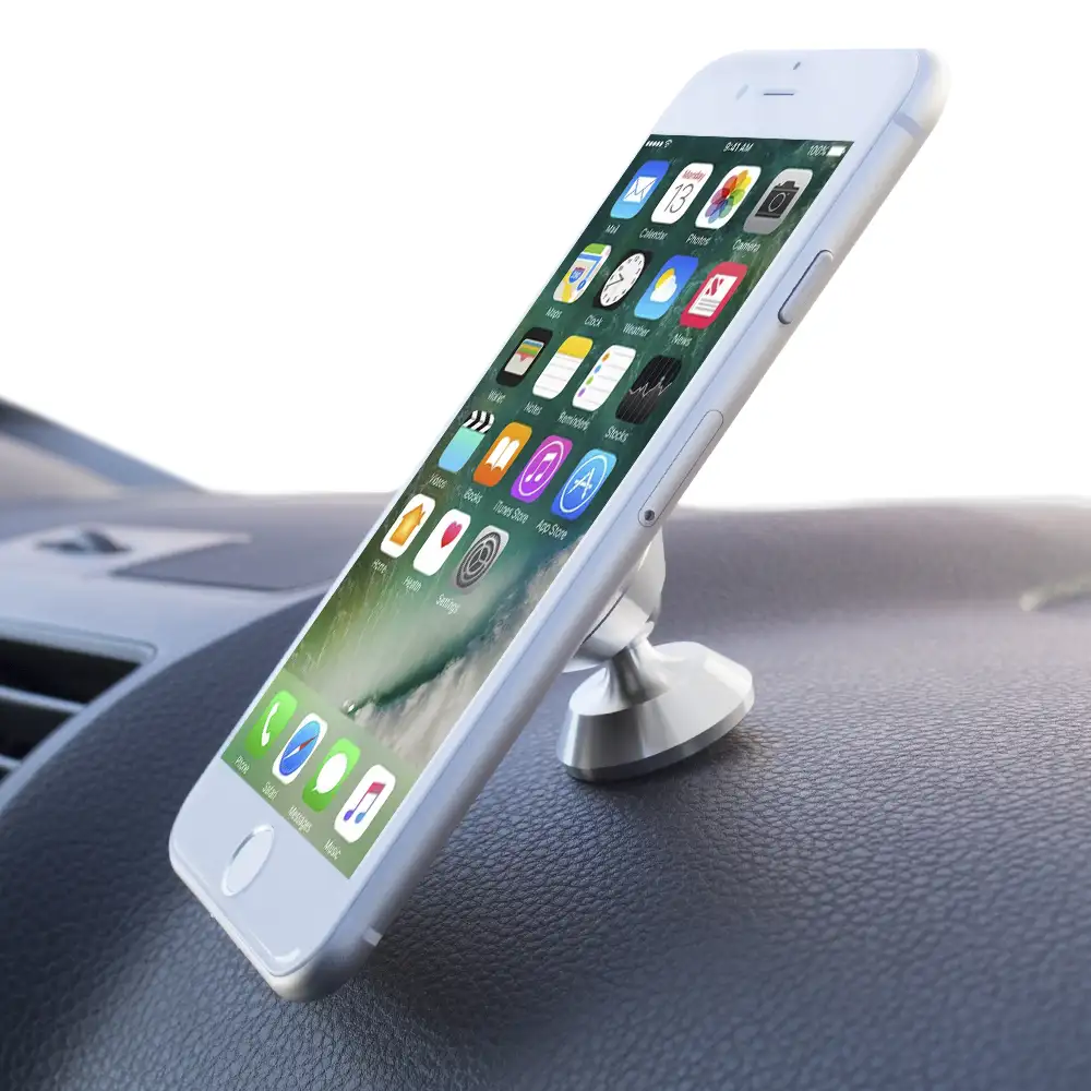  MANORDS Soporte magnético para teléfono de coche, imán  universal, rotación de 360°, soporte GPS compatible con iPhone  XS/X/8/8Plus/7Plus/Samsung Galaxy S9/S8/S7 y más : Celulares y Accesorios