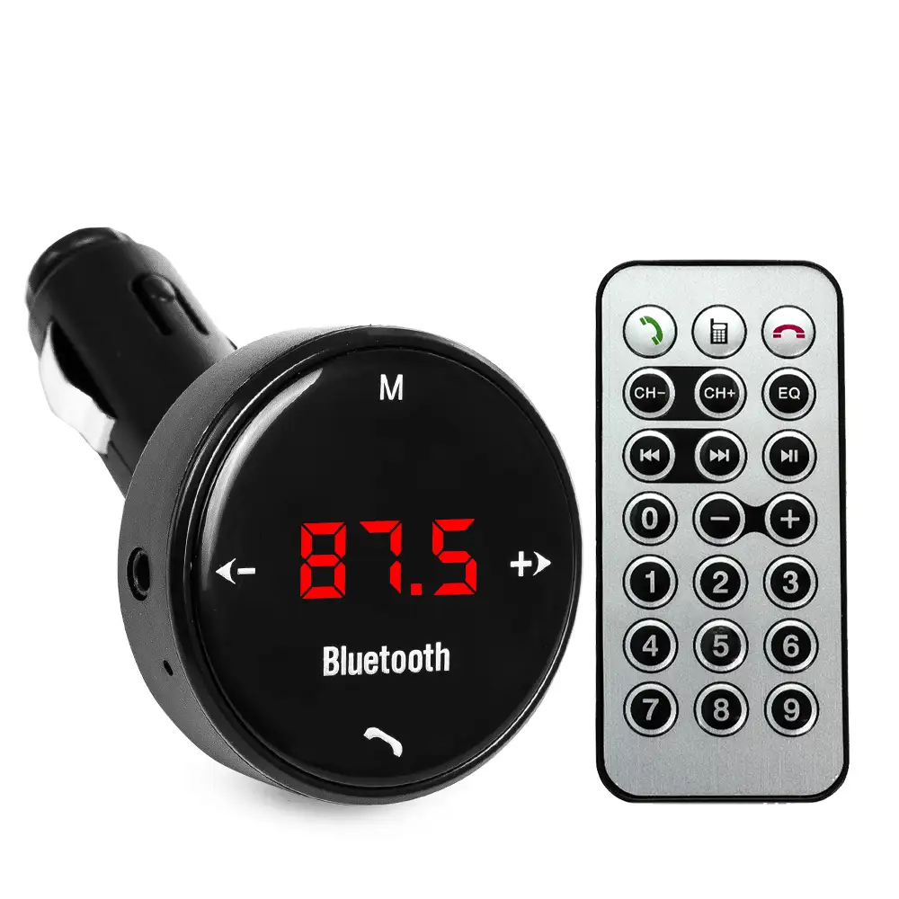 Transmisor FM Bluetooth para Auto con 1,8'' Pantalla a Color